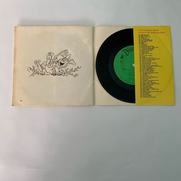 Out of Print Disney Record Book - Picture 2 of 9